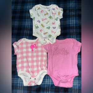 Barbie Pink and White Bodysuit Set